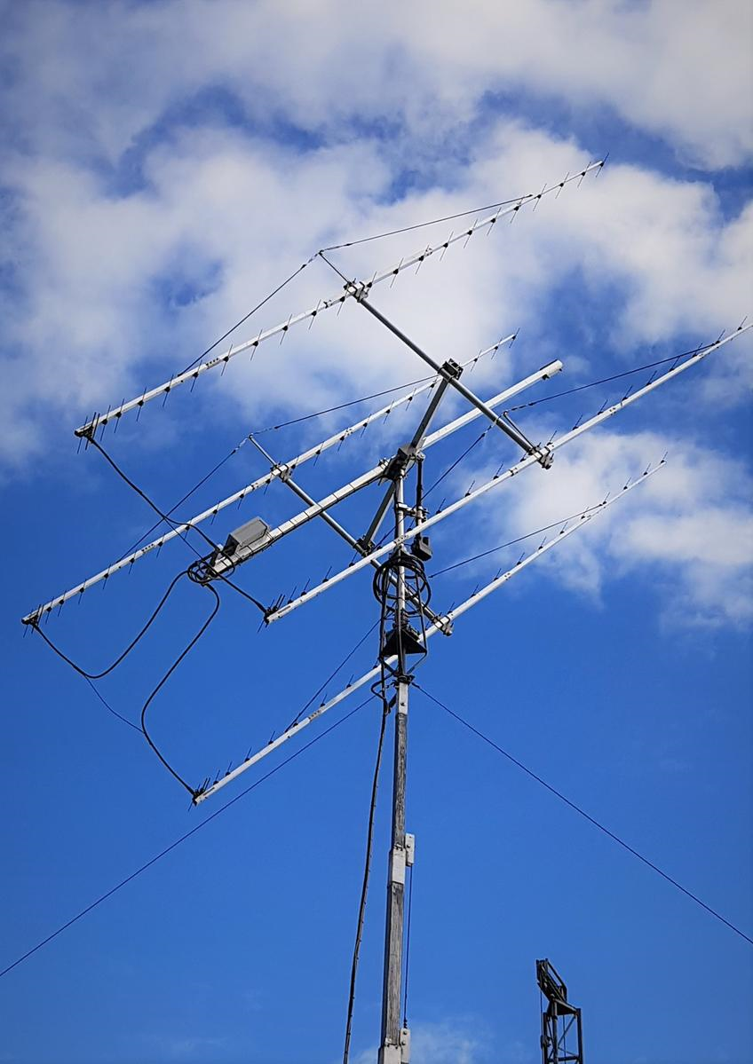 PA5Y 432 4 x PA432-23-6B yagi array used to win ARRL Contest single Op all modes all bands