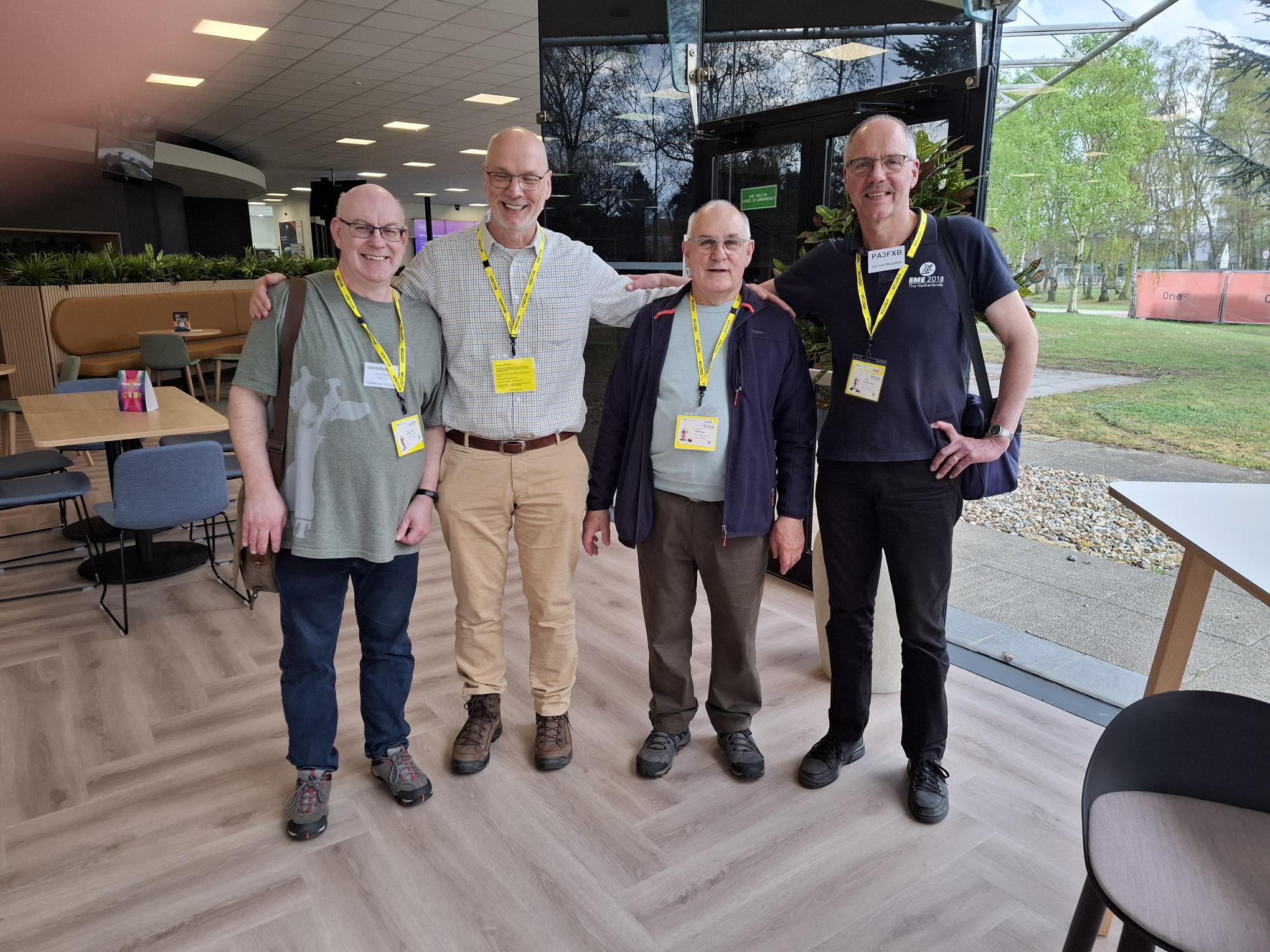 G3CCH Martlesham RT - Jonathan G4KLX - John PA7JB - Howard G4CCH - Jan PA3FXB