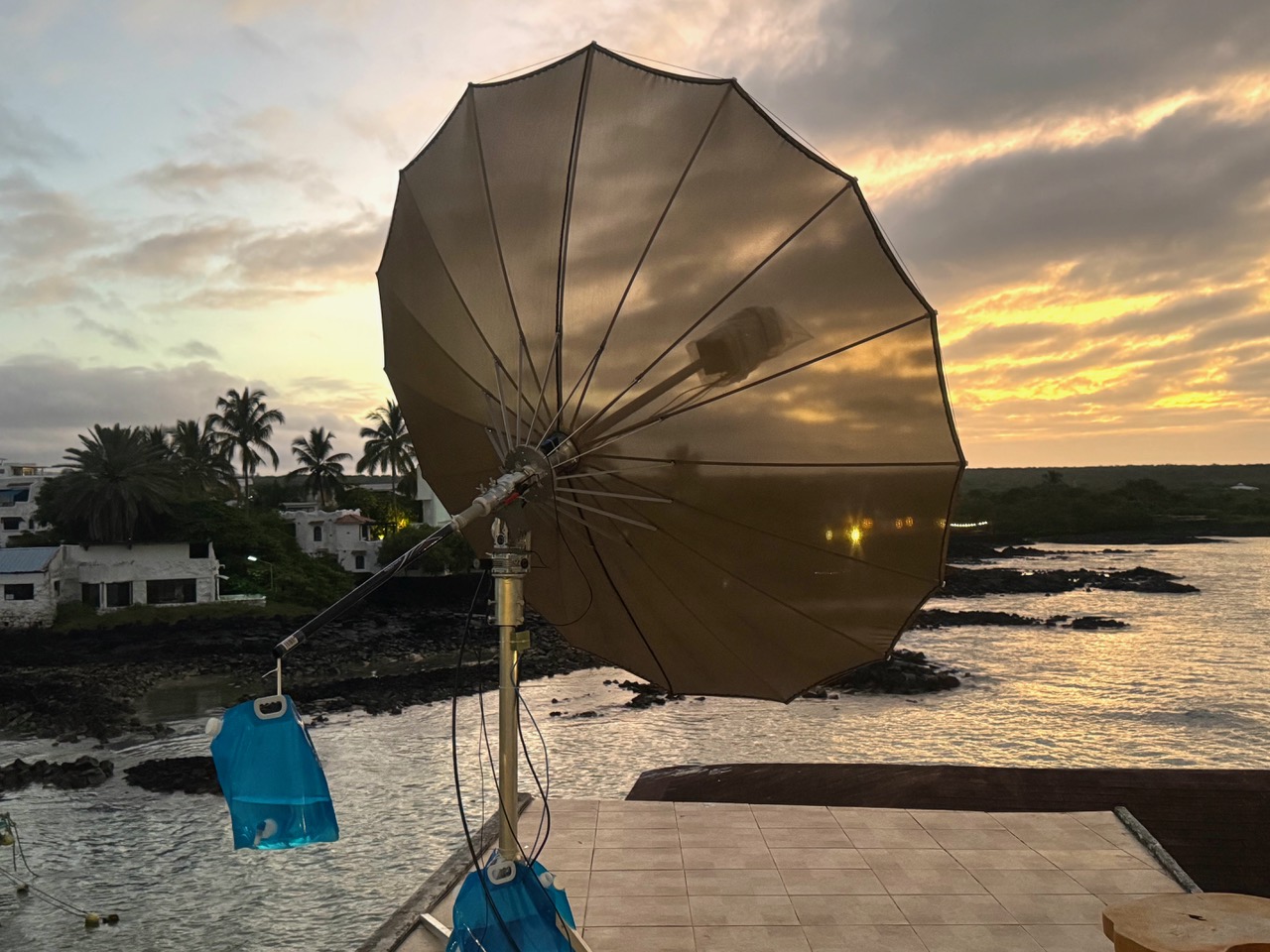 HD8G portable EME dish