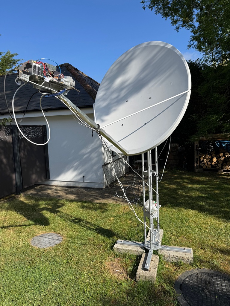 G8RWG 10GHz dish