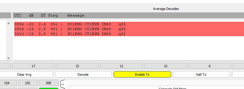 CT1BYM DC1EHG 47 GHz