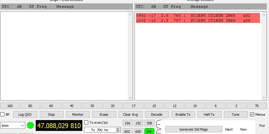 CT1BYM DC1EHG WSJT 47 GHz