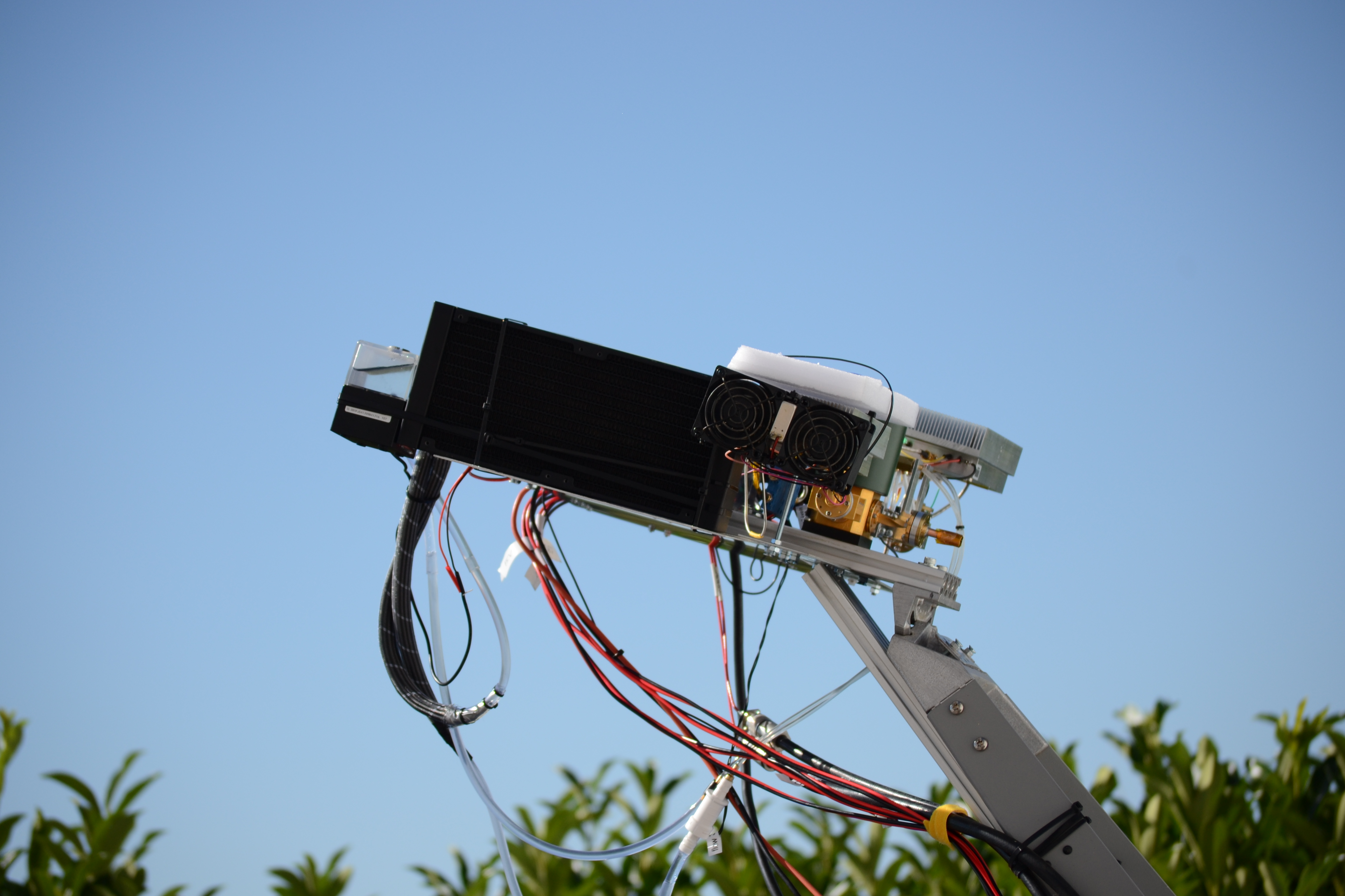 CT1BYM system with water cooling pump at the rear