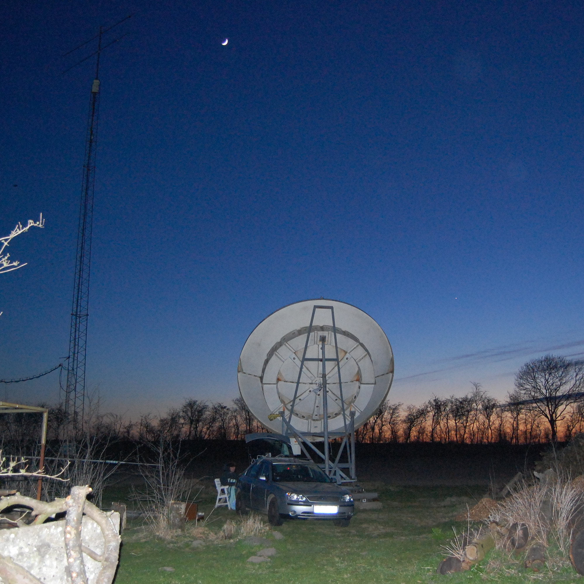 OZ5TG 2010 04 18 First EME QSO with KP4AO
