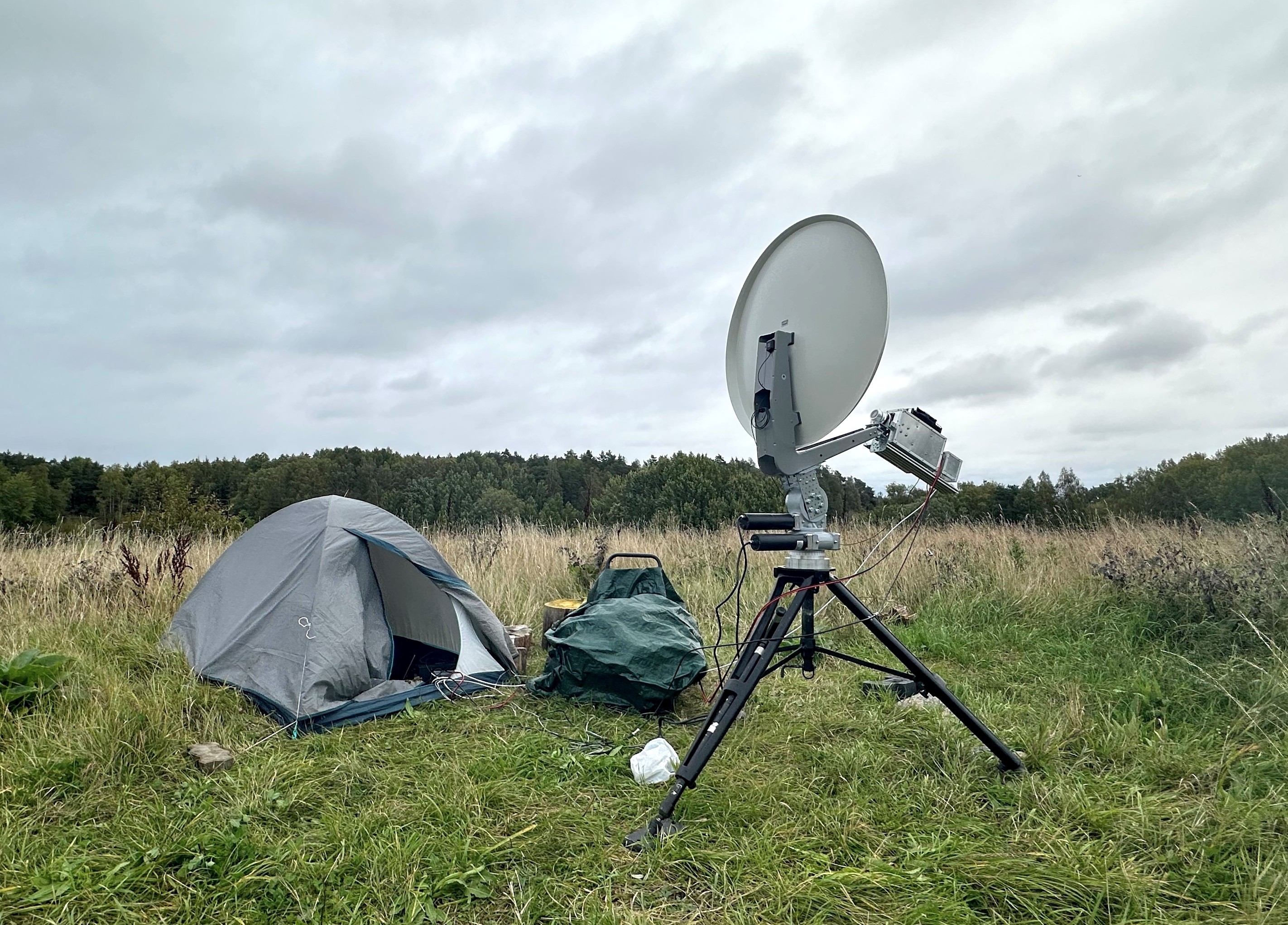 SA5IKN ARI EME portable 10 GHz