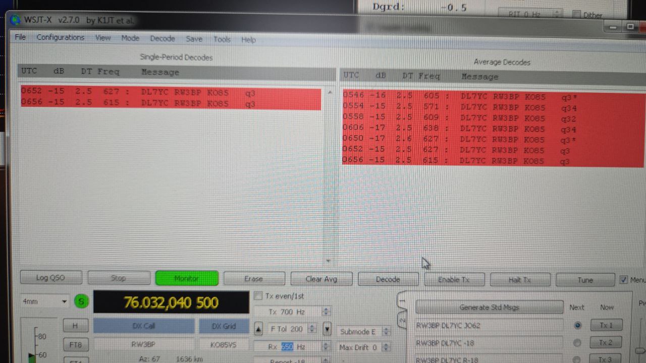 DL7YC 76 GHz RW3BP decodes 2025-10-10