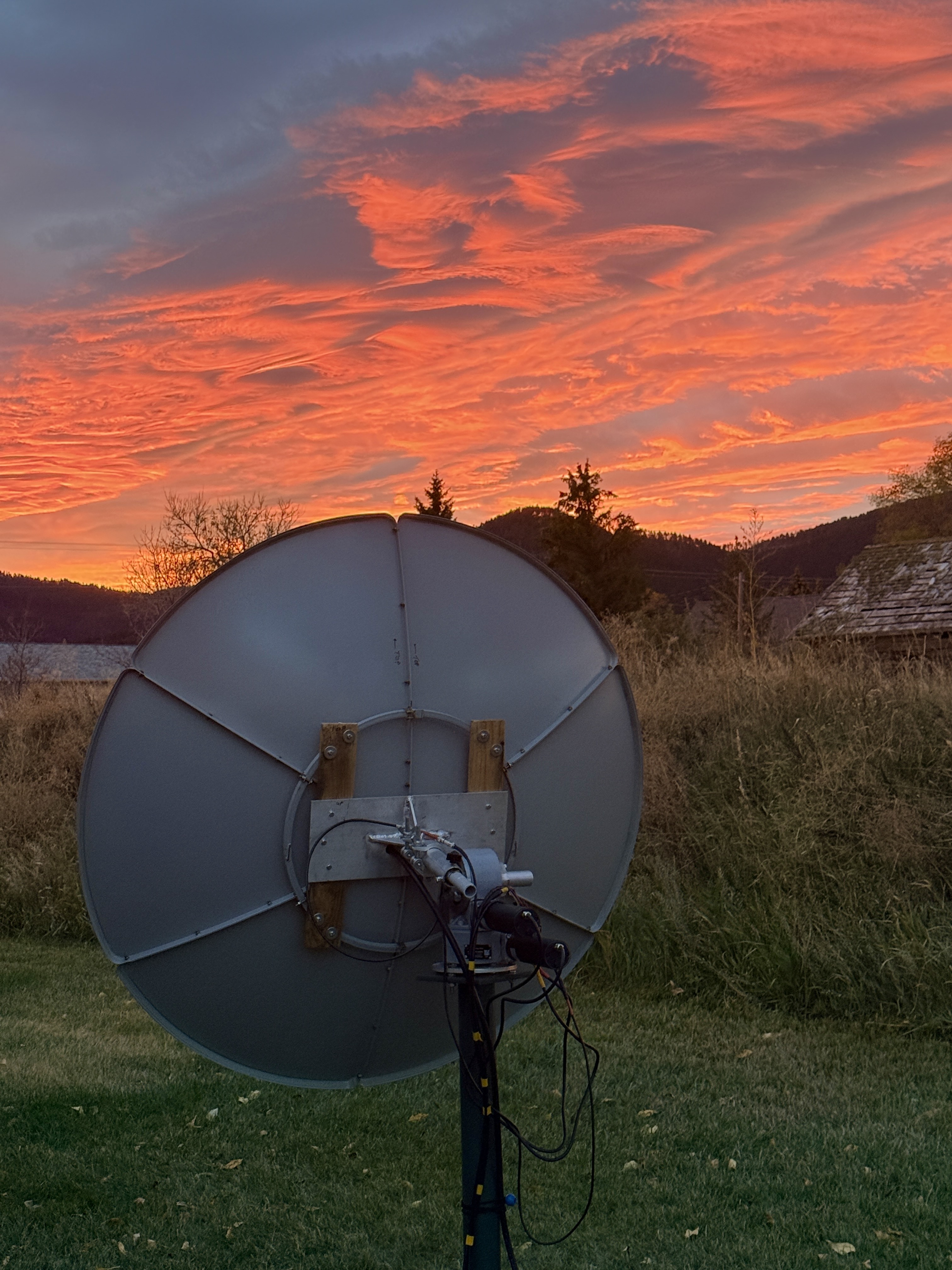 KB7Q the joy of sunrise EME