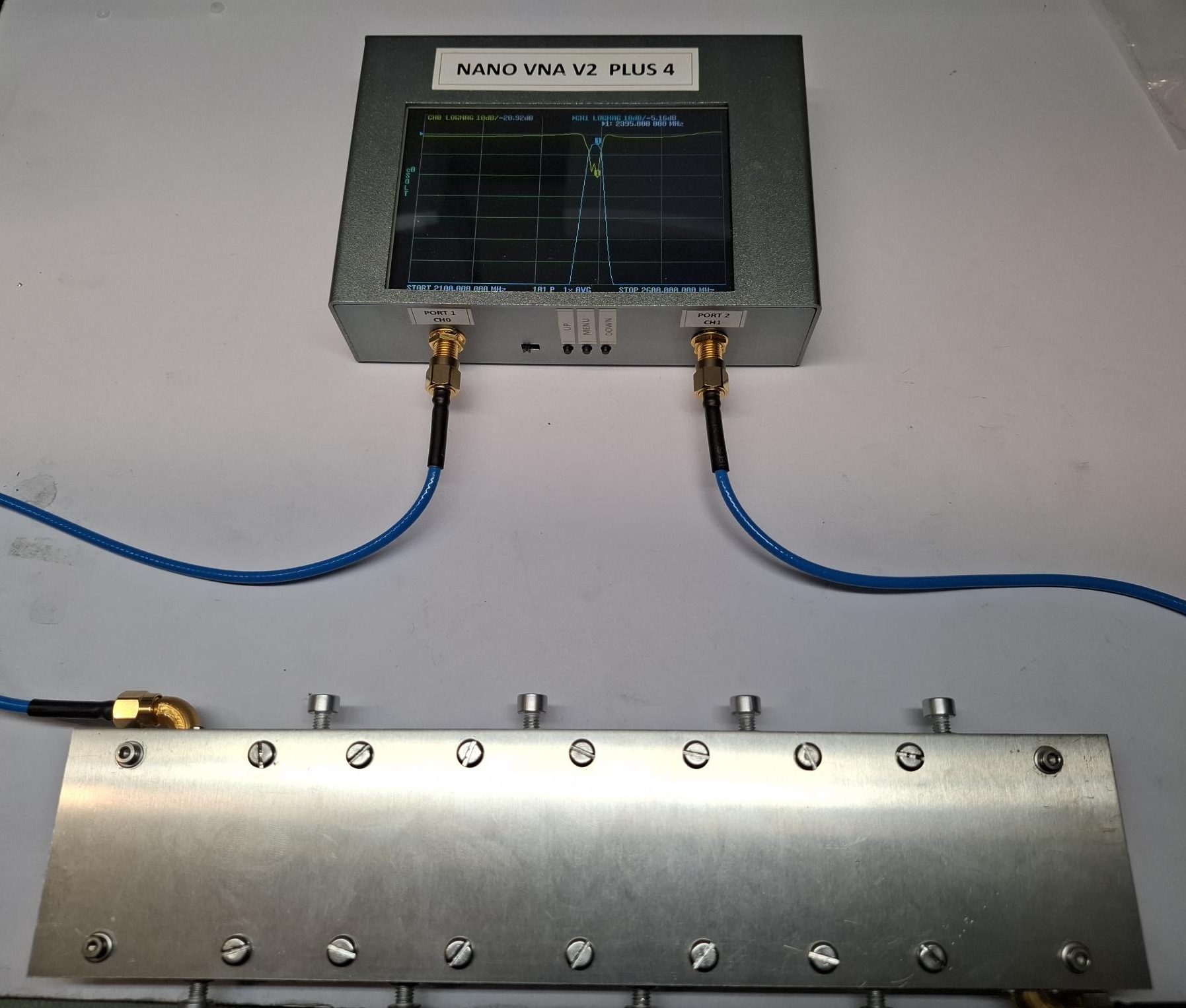 G4CCH Filter Test Setup