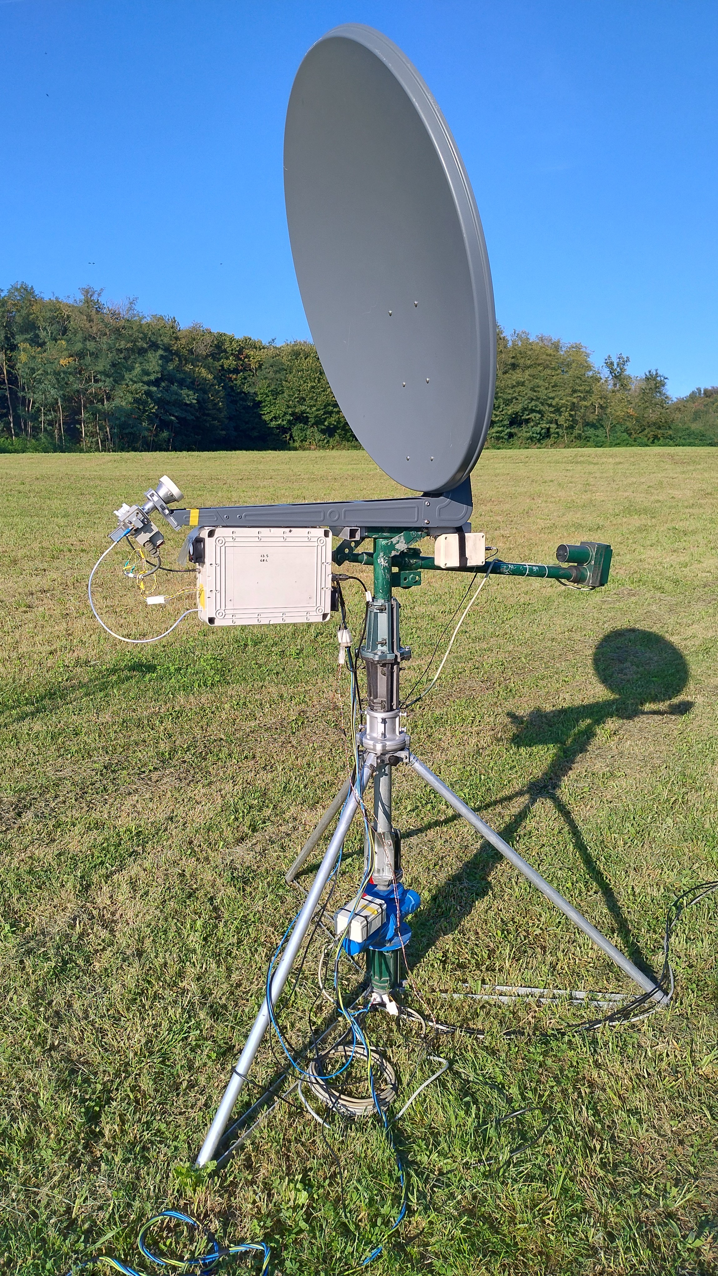 IZ2DJP 1 m Offset Dish for 10 and 24 GHz