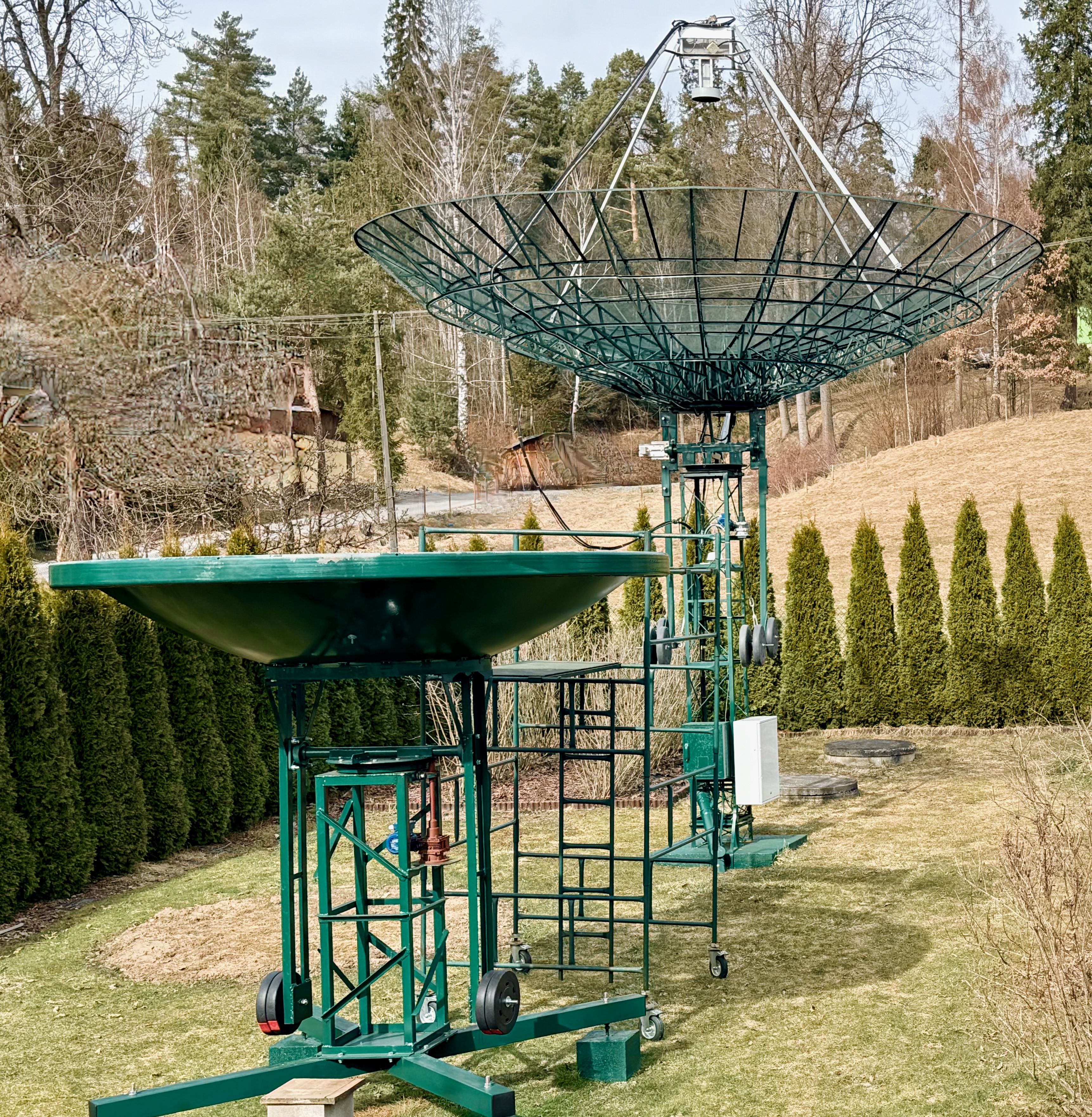 SP9VFD 13 cm 6.4 m dish