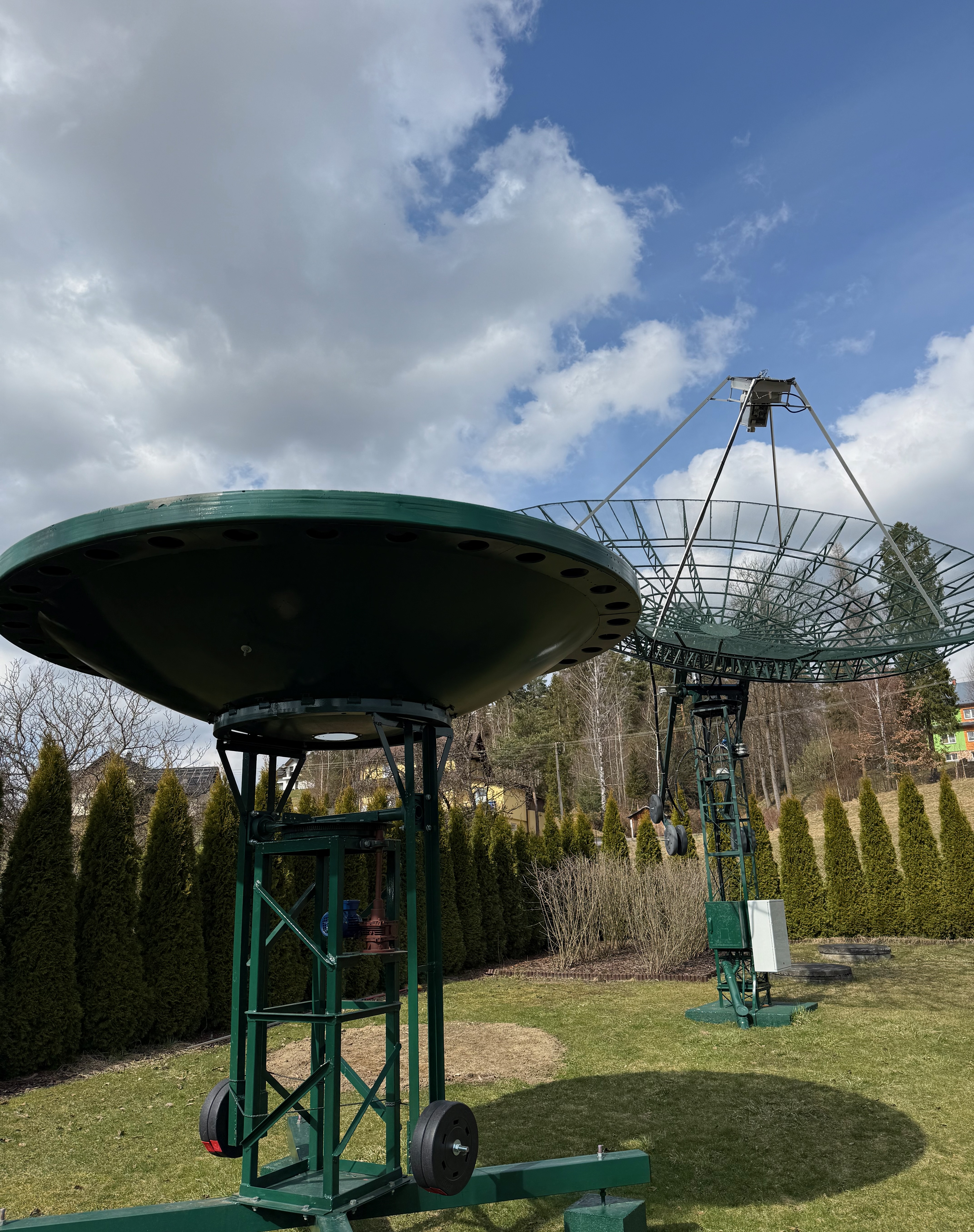 SP9VFD 6 cm 6.4 m and 3 m future dish