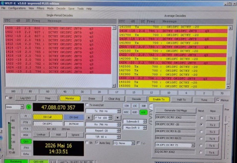 OK1DFC DC7KY 47 GHz Decodes 2026 05 15
