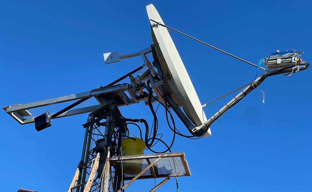 ZS6JON 24 GHz Dish 2