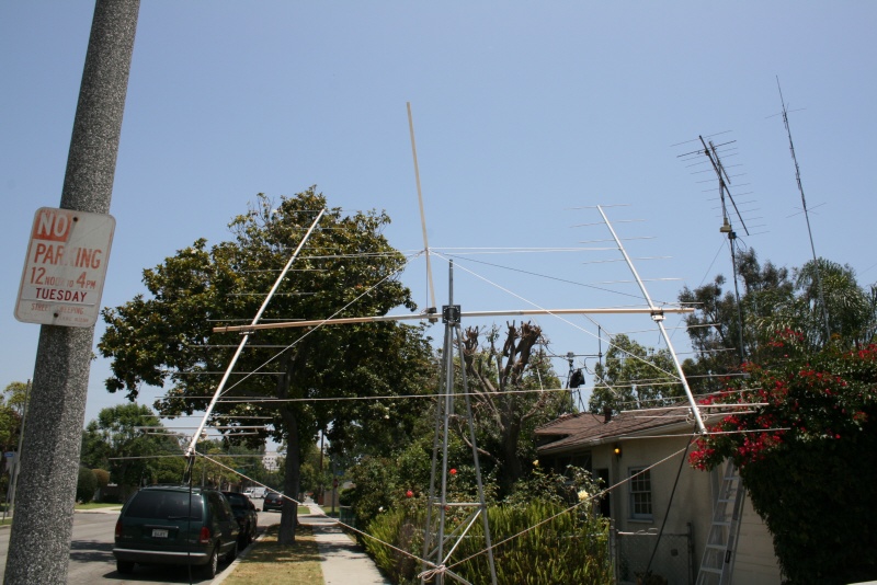 K6JEY 2 meter EME antenna pointing east